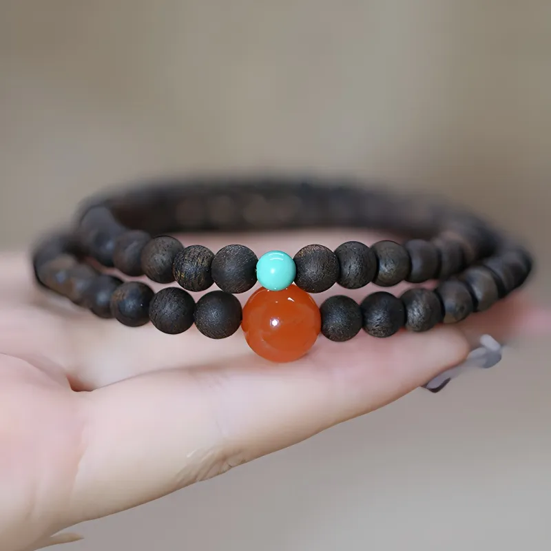 Xifeng Building Agarwood Bracelets Women's-1