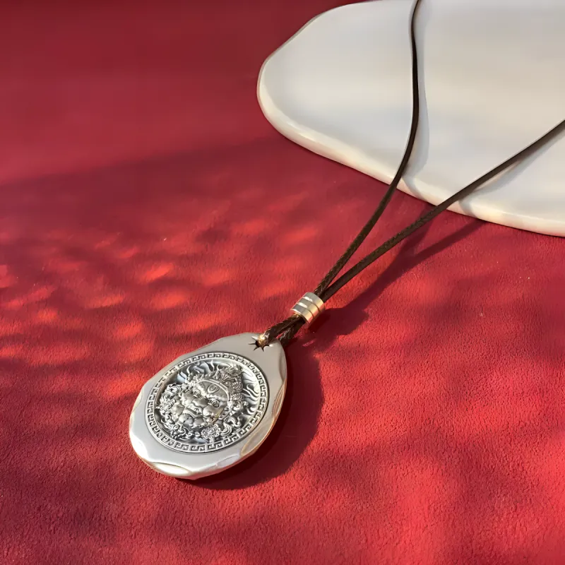 UZIID Sterling Silver Necklaces Unisex-7