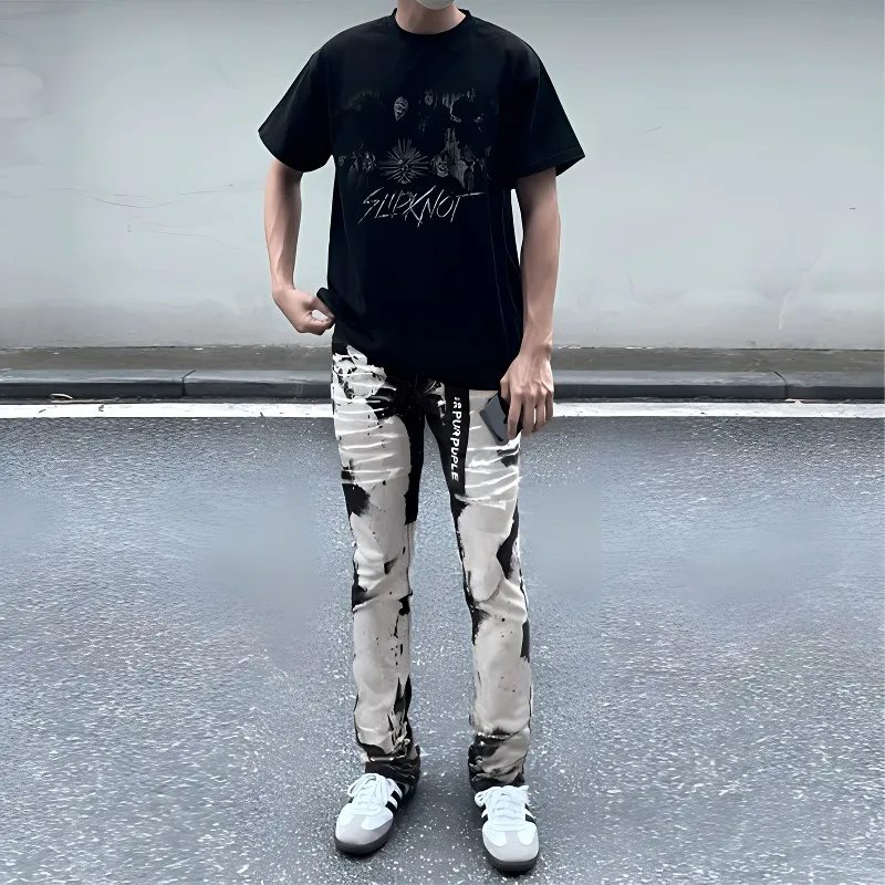 RASHOMONG Jeans Unisex Black-3