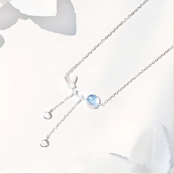 RUOK S925 Silver Necklaces Women's-4