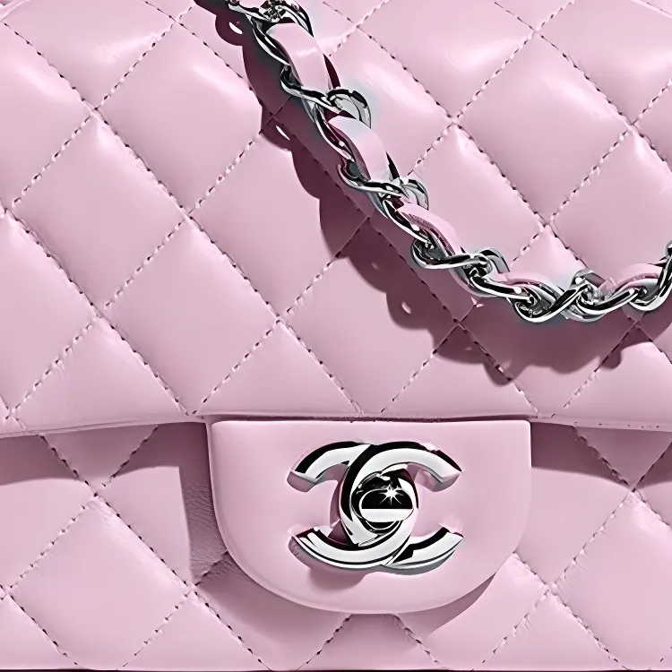 CHANEL Classic Flap CF Sheepskin Chain Bag, Shoulder Bag, Crossbody Bag Women's Light Pink-3