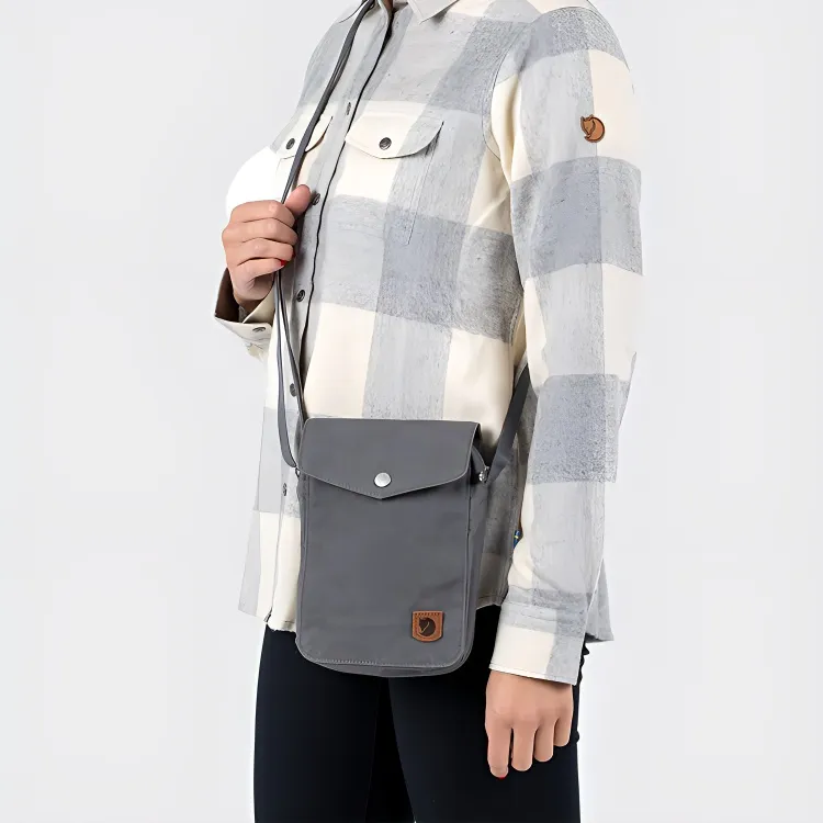 Fjallraven Recycled Material Crossbody Bag Shoulder Bag Regular Unisex Super Gray-3