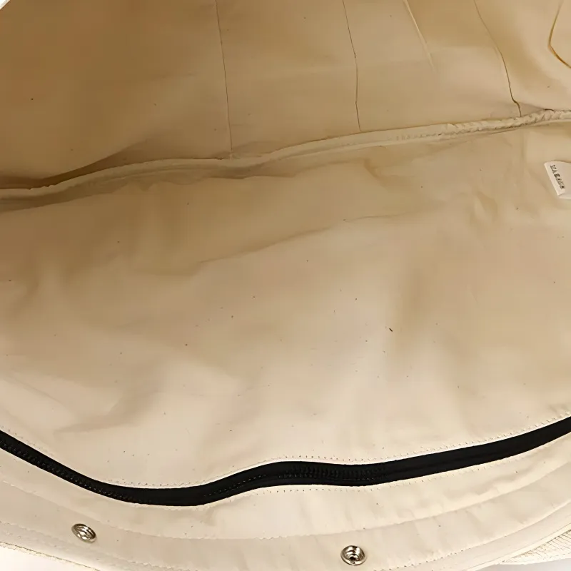 XLARGE Cotton Shoulder Bag Extra Large Unisex Ecru-1