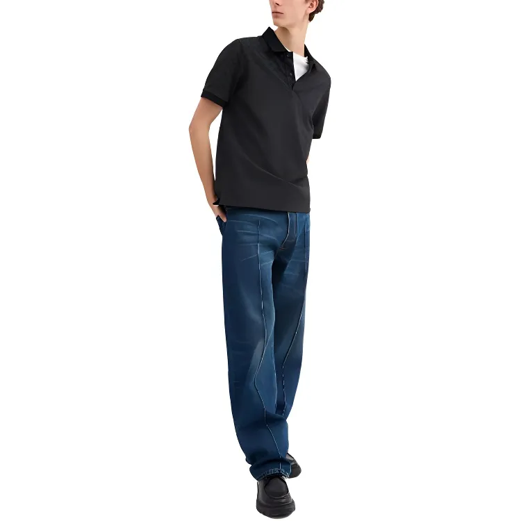 COACH Polo Shirts Men Black-1