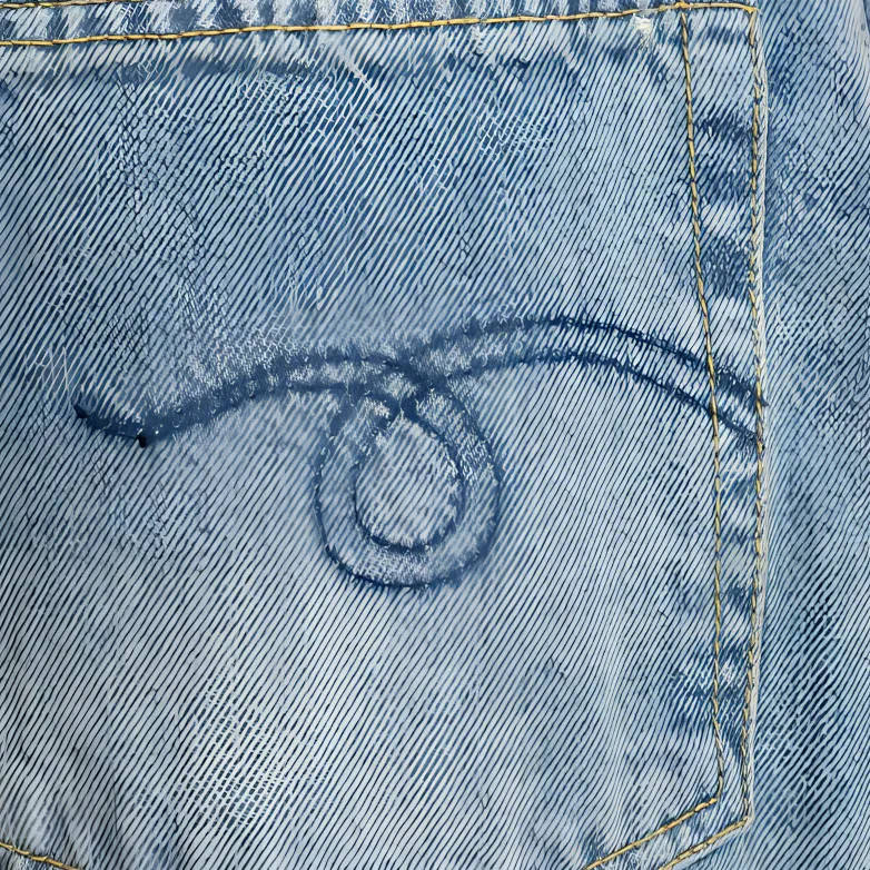 R13 Wide leg Distressed Jeans-4