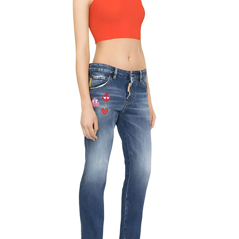 DSQUARED 2 PAC Man Patch Detailed Jeans-5