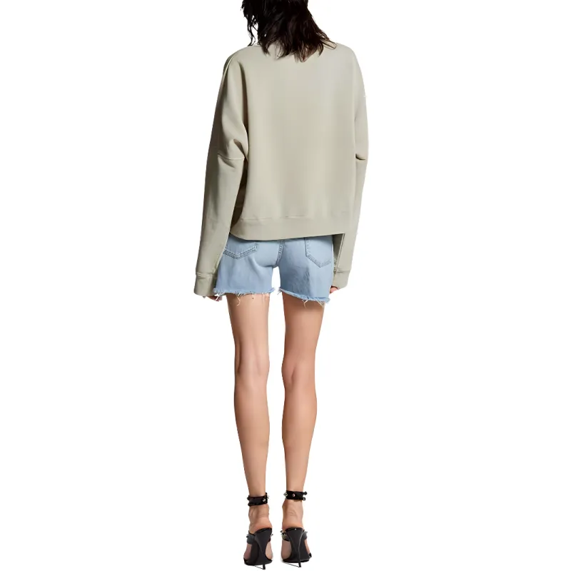 DSQUARED 2 Logo Patch Distressed Denim Shorts-4