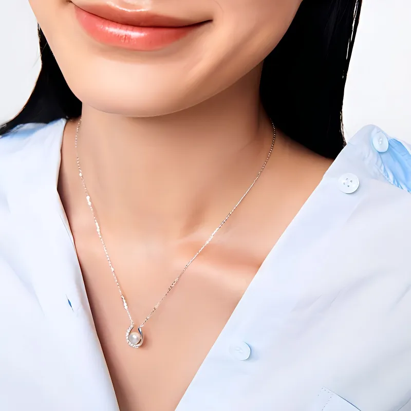 KEMLAIDA 925 Sterling Silver Necklaces Women's-3