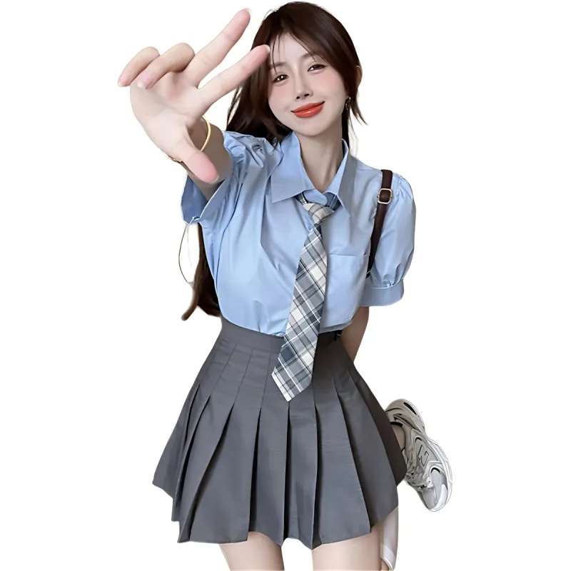 Mu Qingqing Two Piece Skirt Sets Women's-1