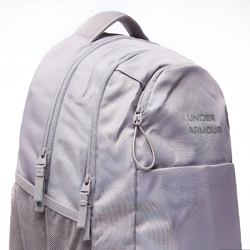 Under Armour Polyester Backpack Regular Women's Lead Gray Purple-3