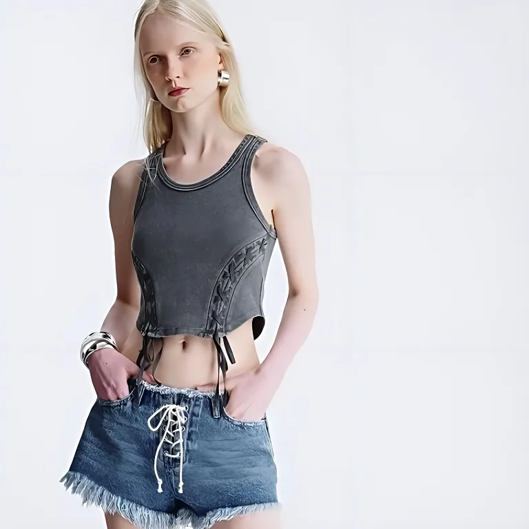 URBAN REVIVO Denim Shorts Women's-3