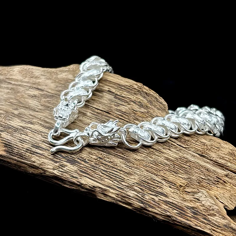 UZIID 999 Fine Silver Bracelets Unisex-1