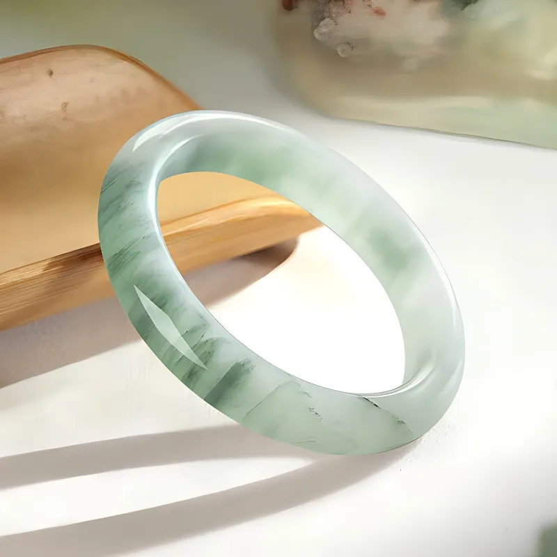 Bear Silversmith Tianshan Jade Bangles Women's-3