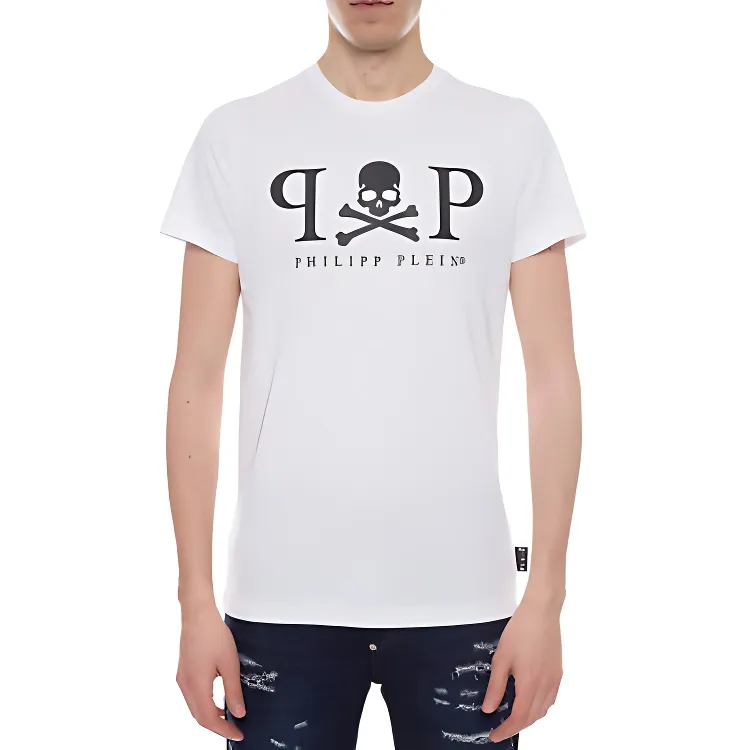 PHILIPP PLEIN T Shirts Men White-1