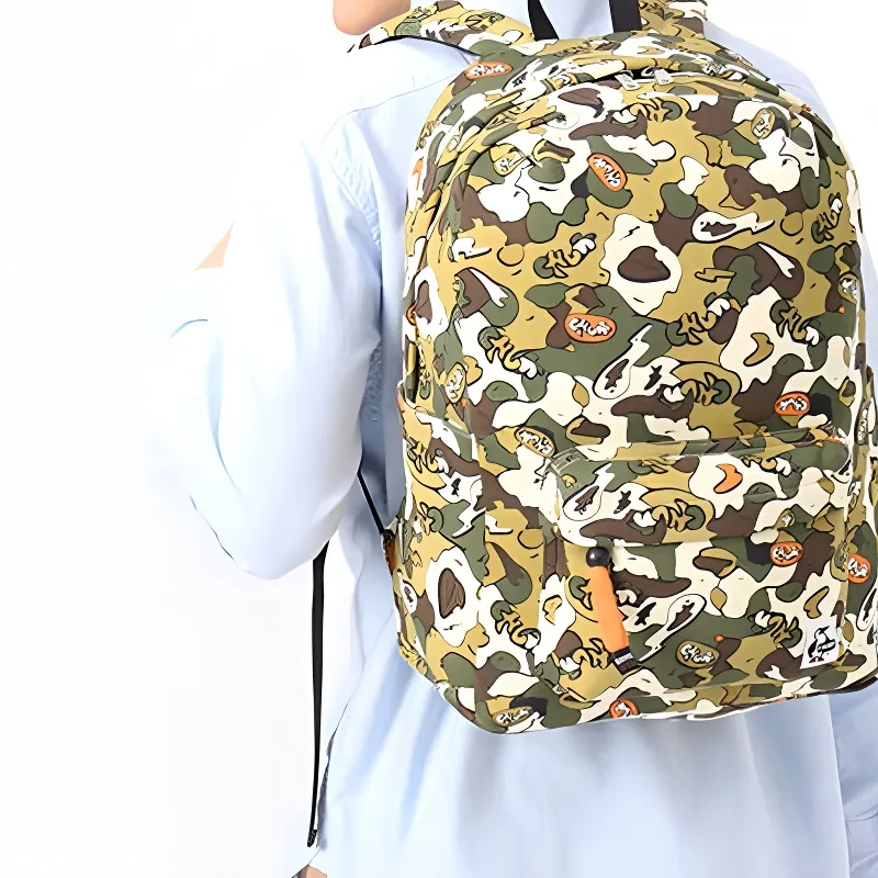 CHUMS 18L Outdoor Bags Cotton With Polyester Green & Multicolor Unisex-3