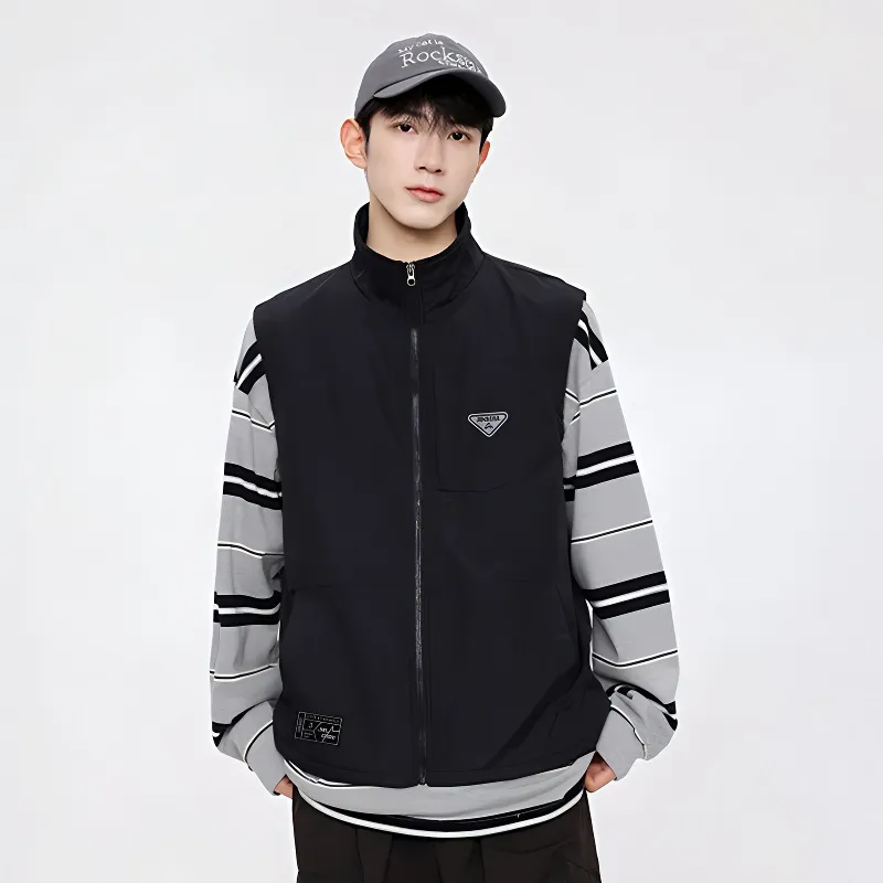 JINBEILE Vests Unisex-2