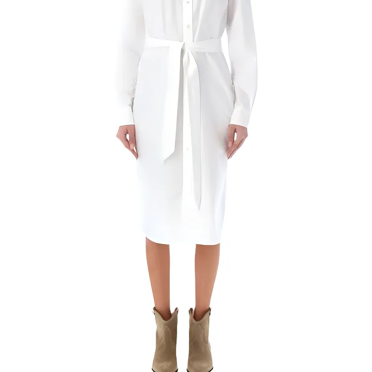 Polo Ralph Lauren Belted Oxford Shirtdress-4