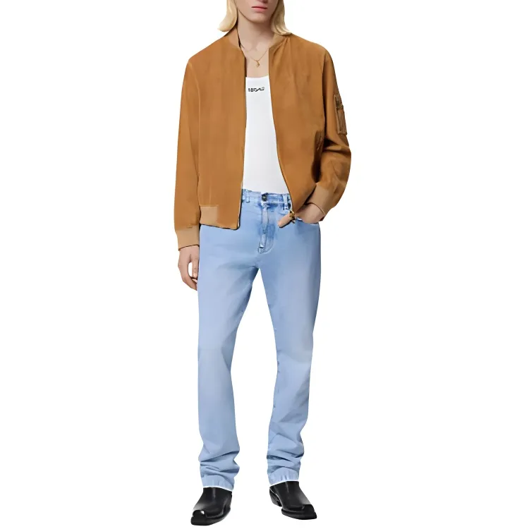VERSACE Zip Up Bomber Jacket-1
