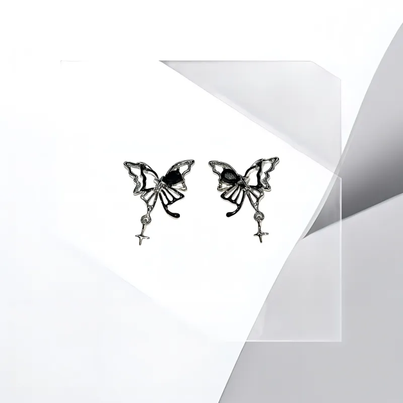 Universe Search S925 Silver Stud Earrings Women's-5