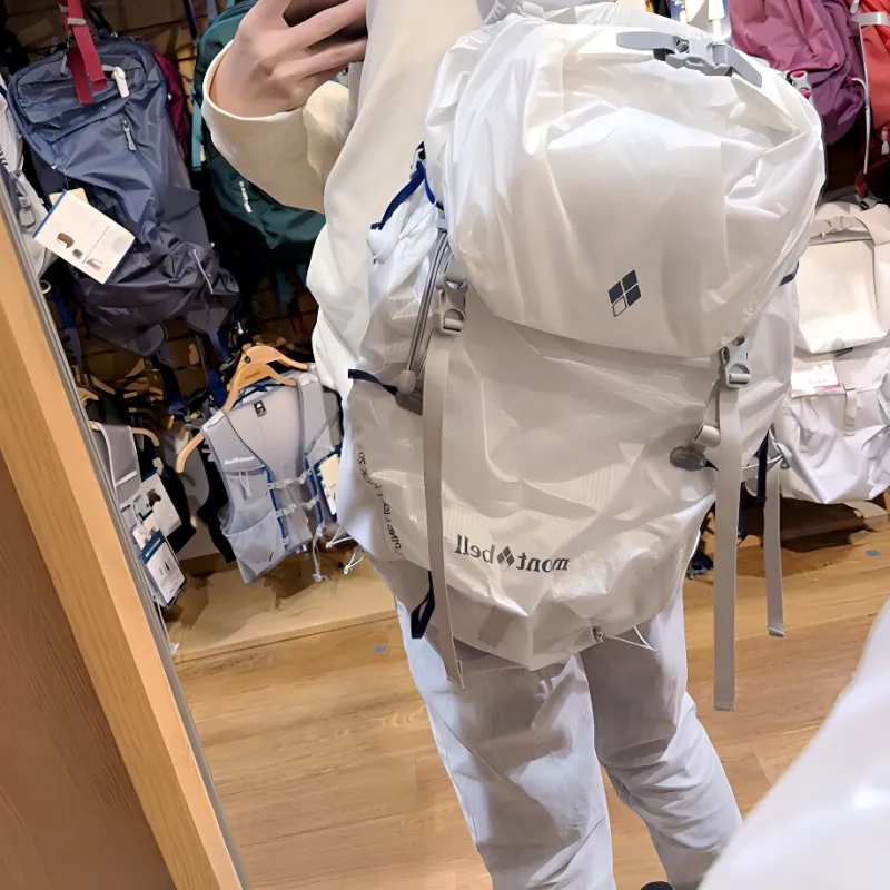 MONTBELL Nylon Outdoor Mountaineering Bag Backpack Regular Women's White-2