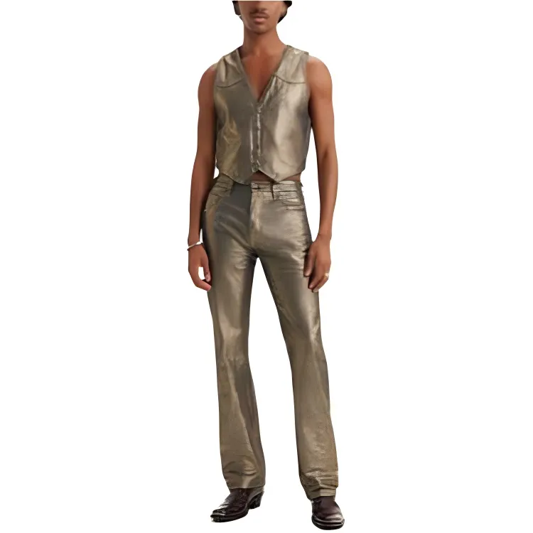 Levis SS24 Rainbow Series Casual Pants Men Gold-2