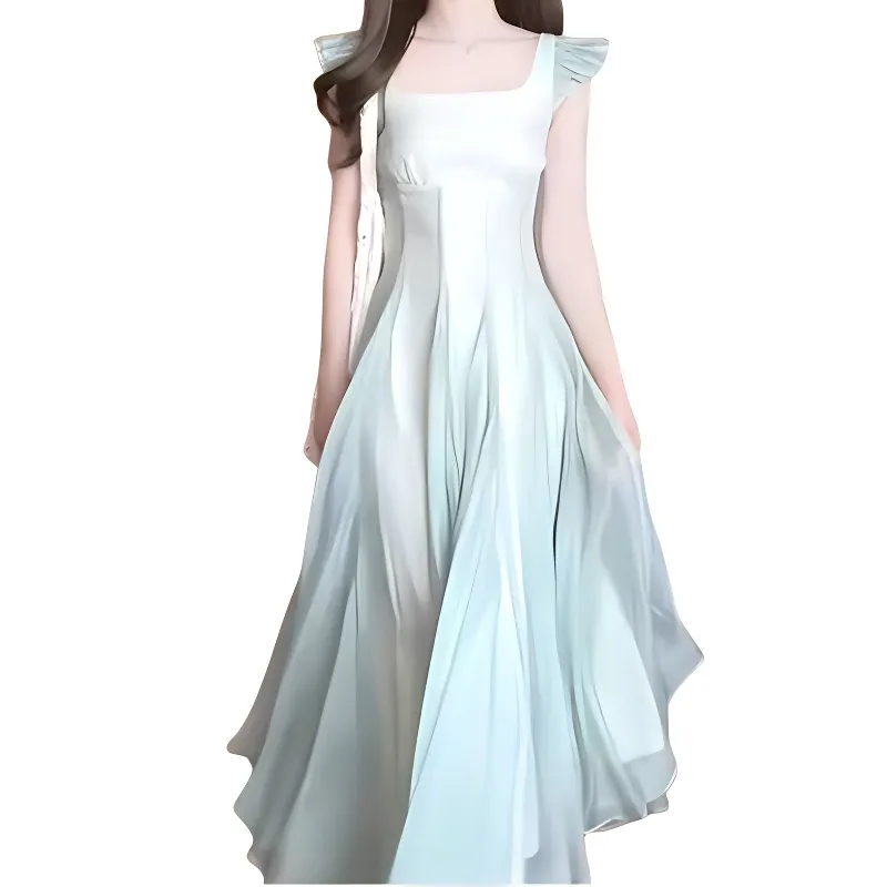KAISER Short Sleeved Dress Women's Aqua Blue-2