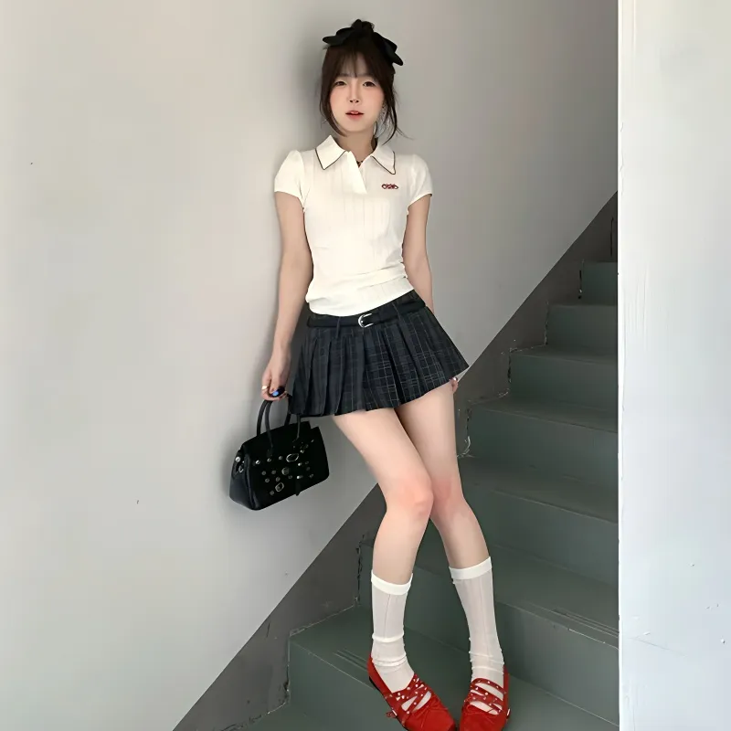 Pa33word Two Piece Skirt Sets Women's-9
