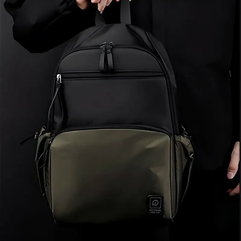 Boniu Nylon Fabric Backpack Regular Unisex Multicolor-7
