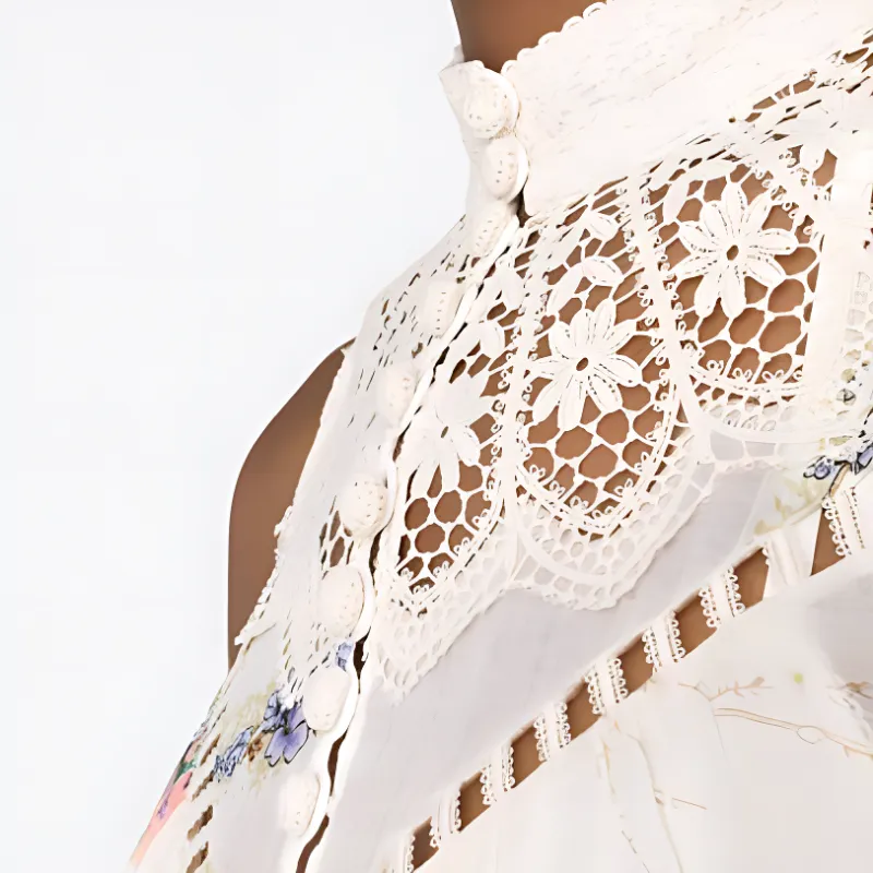 Zimmermann Sleeveless Dresses Women's White-5