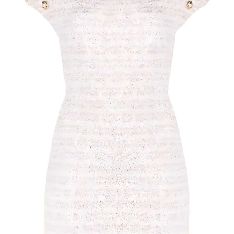 BALMAIN Tweed Mini Dress-3