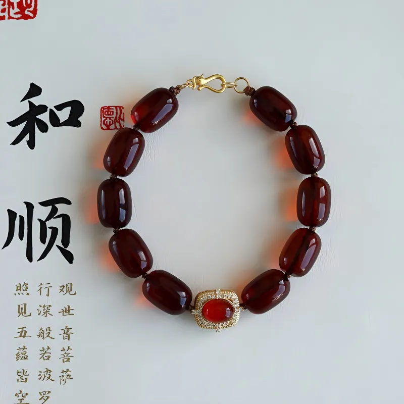 Xifeng Building Amber Bracelets Unisex-4