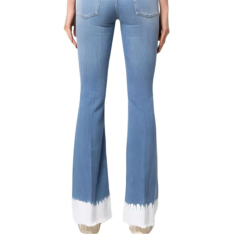 Stella McCartney Tie Dyed Flared Jeans-4