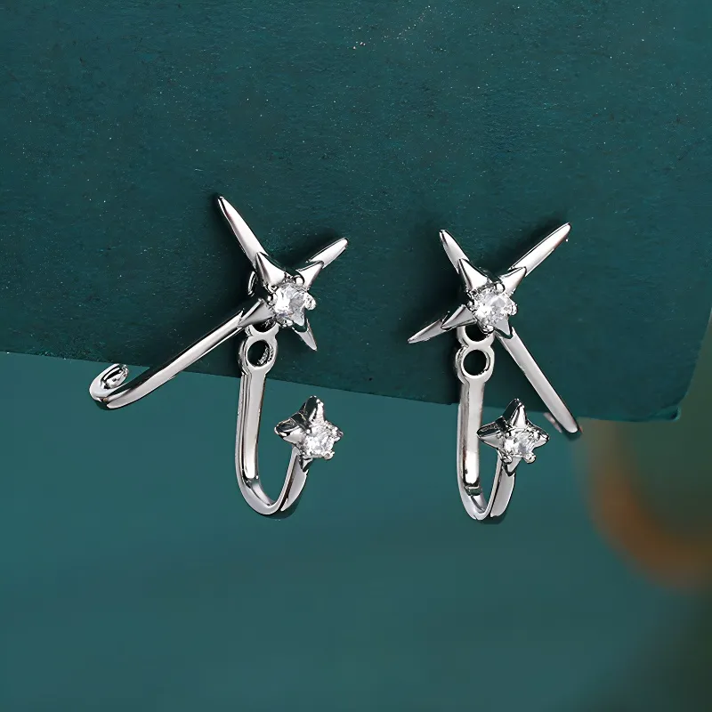 LuluCanaan Alloy Stud Earrings Women's-1