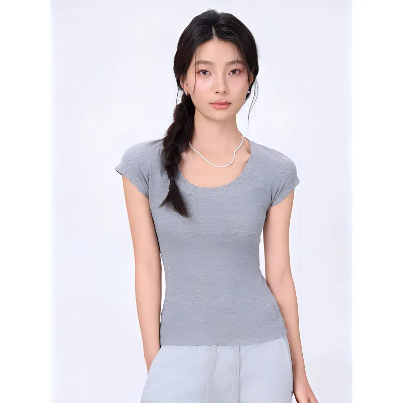 SLEEP AT 11 T Shirts Women's Gray-3