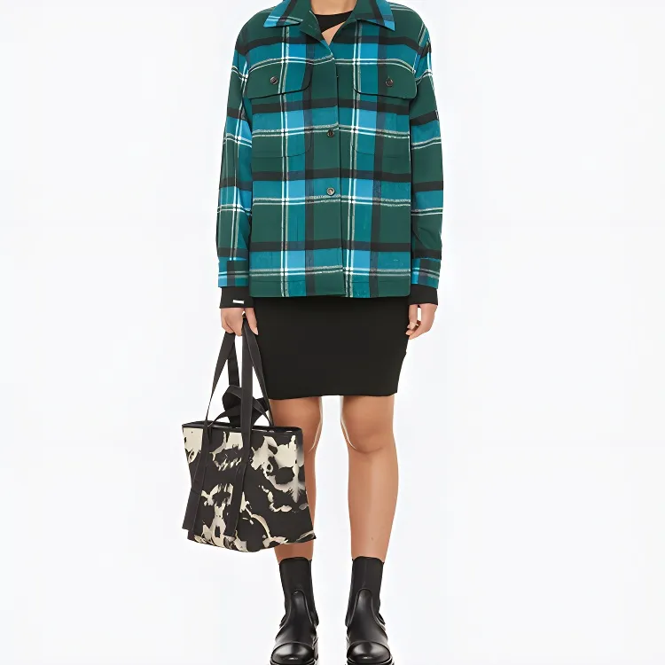 OFF WHITE Small Commercial Tote 'Black/Beige'-4