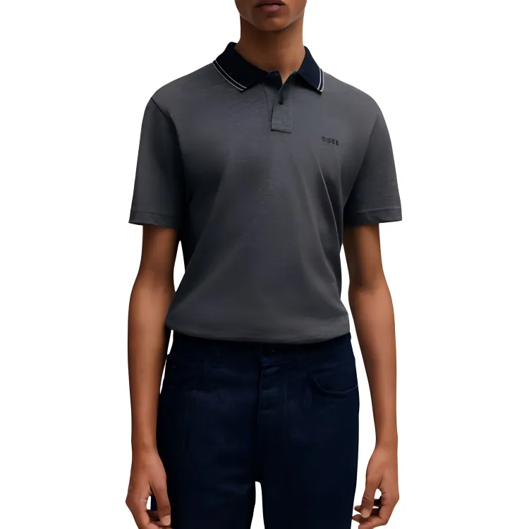 HUGO BOSS Polo Shirt Men's Dark Blue-1