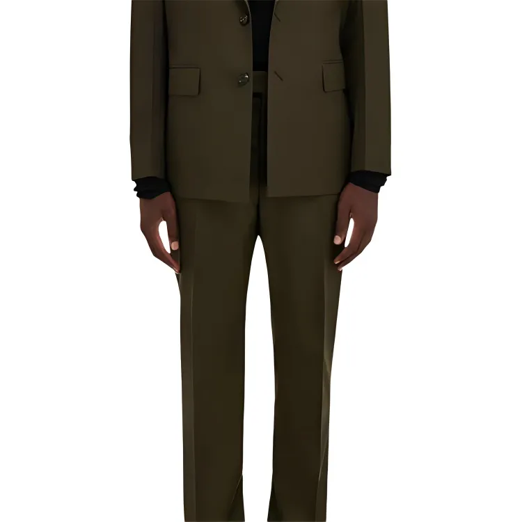 Ferragamo Flat Front Trousers-5