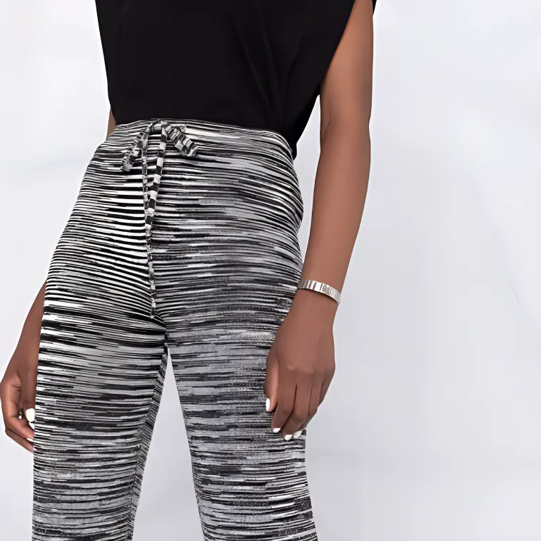 MISSONI Stripe-knit Slim Joggers-4