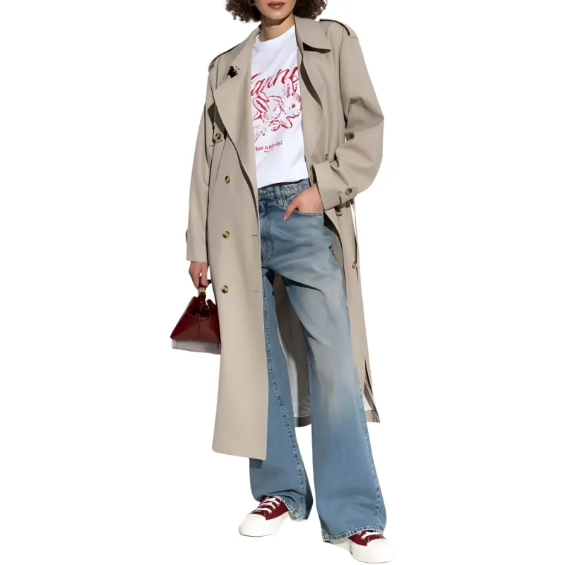 R13 Wide leg Distressed Jeans-3