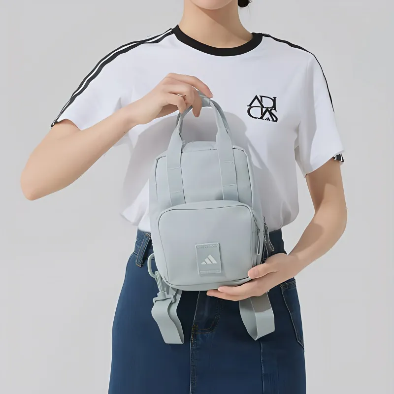 Adidas Fabric Backpack Unisex Light Green-4