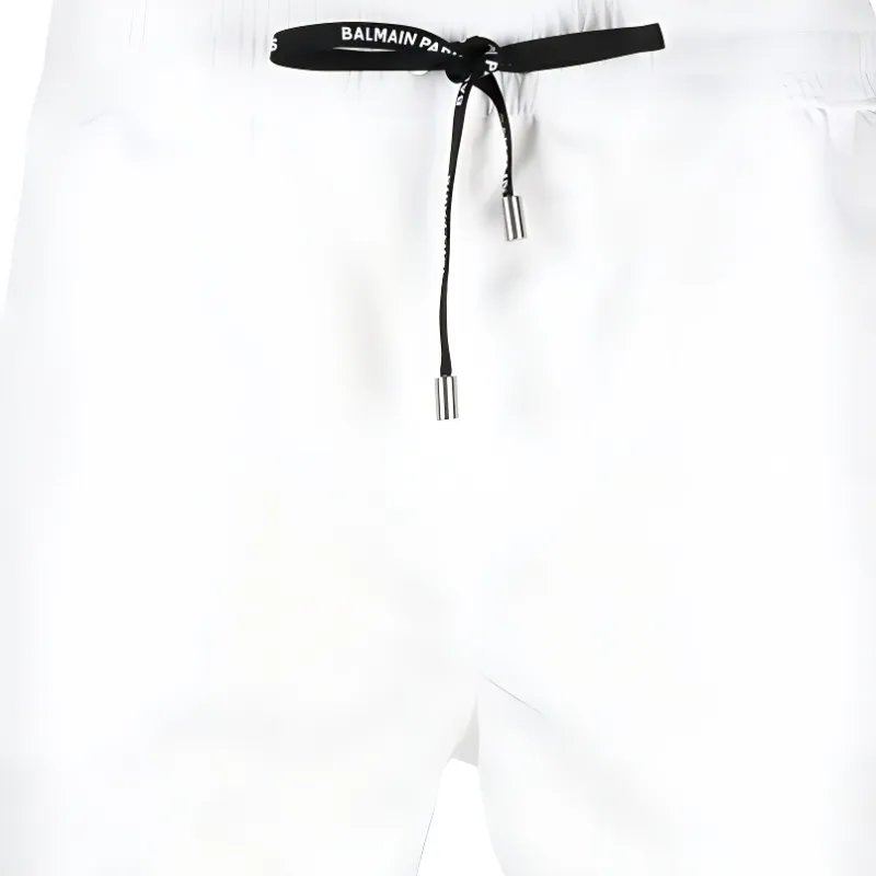 BALMAIN Swimming Shorts Men White-2
