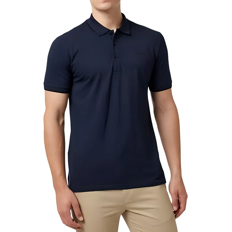 HUGO BOSS Short Sleeve Polo Shirts Men's Black-3