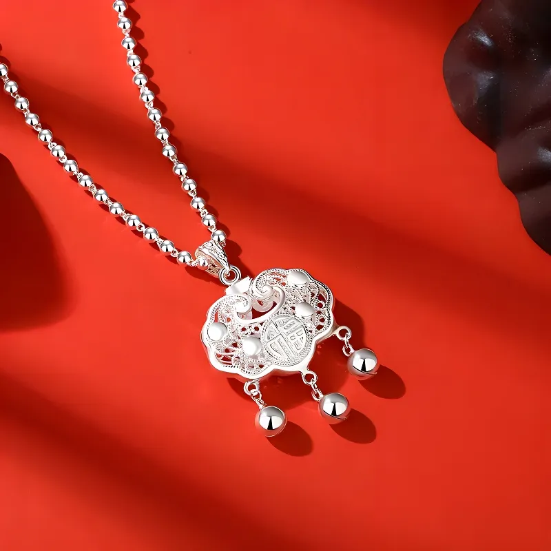 UZIID Sterling Silver Necklaces Unisex Silver-2