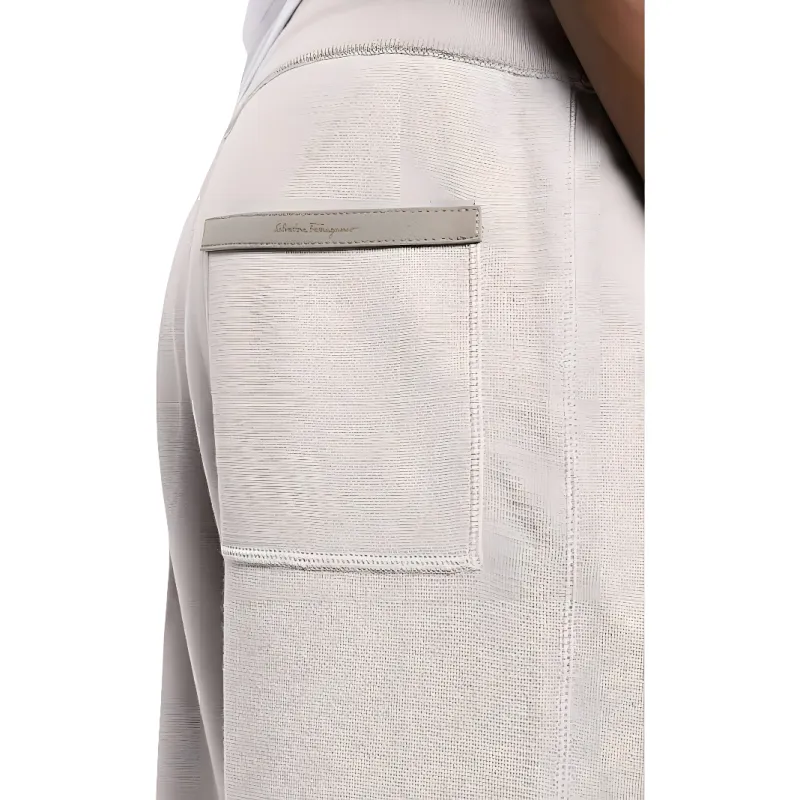 Ferragamo Knitted Sweatpants Men Gray-4