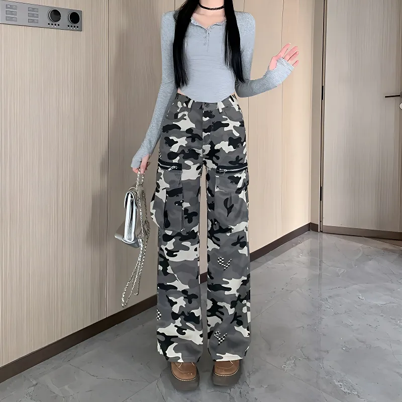 IQC Cargo Pants Women's Camouflage-4