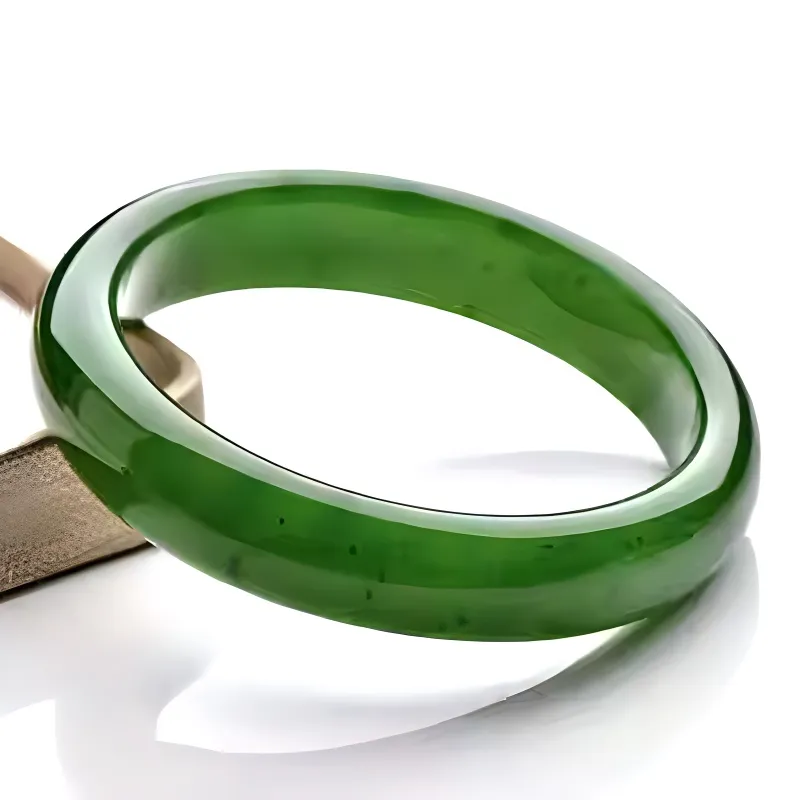 MUSHIFEN Hetian Jade Bangles Jasper Women's-3