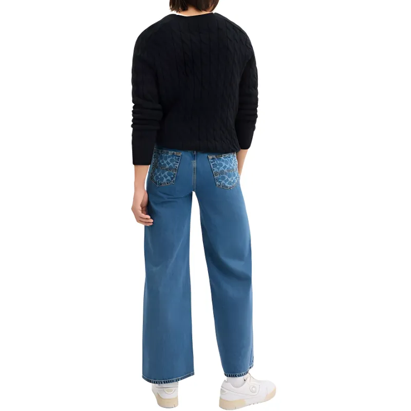 COACH Jeans Women's Blue-2