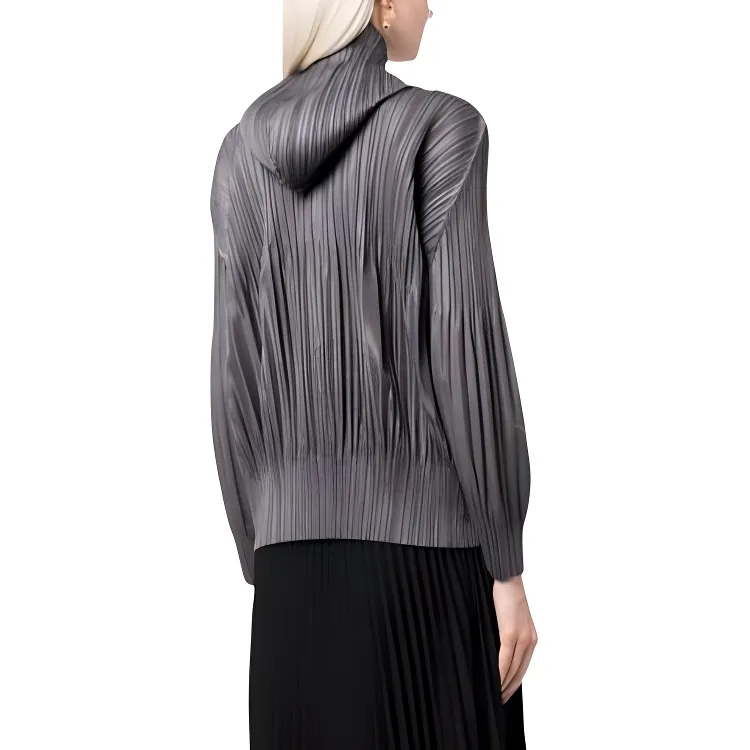 PLEATS PLEASE ISSEY MIYAKE Jackets Women's Gray-3