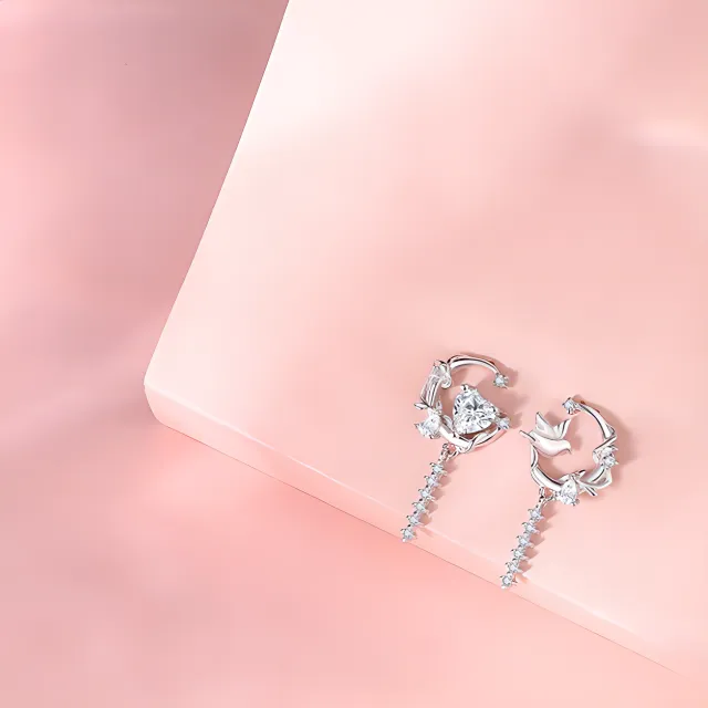 OGDAID S925 Silver Earrings Women's-1