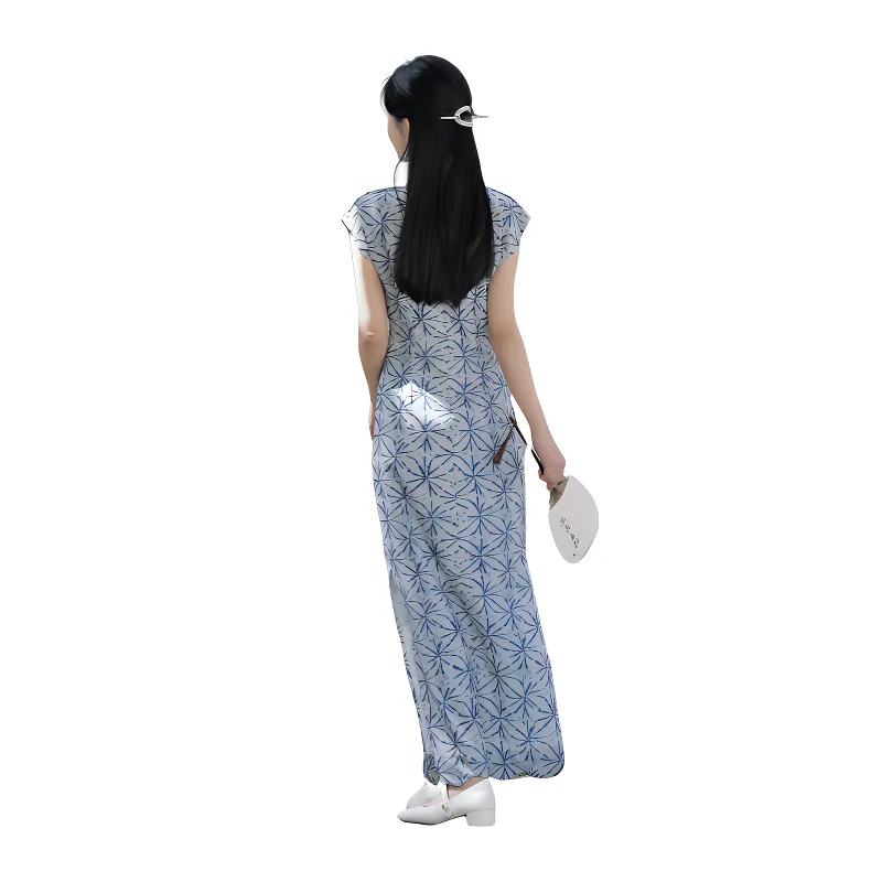 EFCR Cheongsams Women's Blue-1